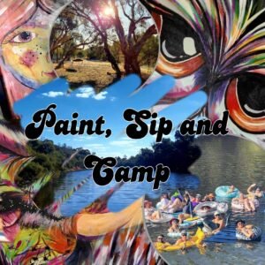 Paint Sip and Camp, Bush Camp Caravan Park